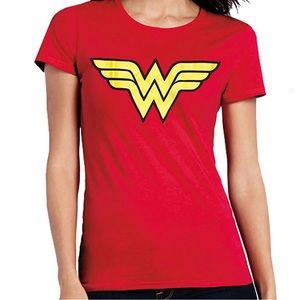 DC Comics Wonder Woman Logo Junior Women's T-Shirt